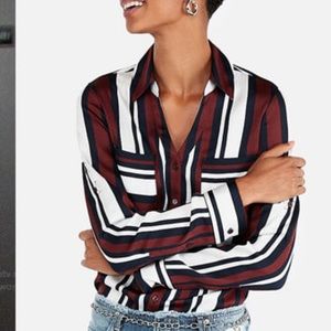 Nwt Express striped slim fit top